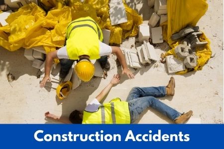 Construction accident banner | Domingo Garcia Law Firm