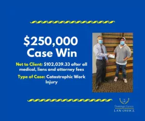 Dallas Catastrophic Work Injury Case Settles for $250,000!
