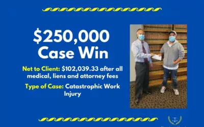 Dallas Catastrophic Work Injury Case Settles for $250,000!