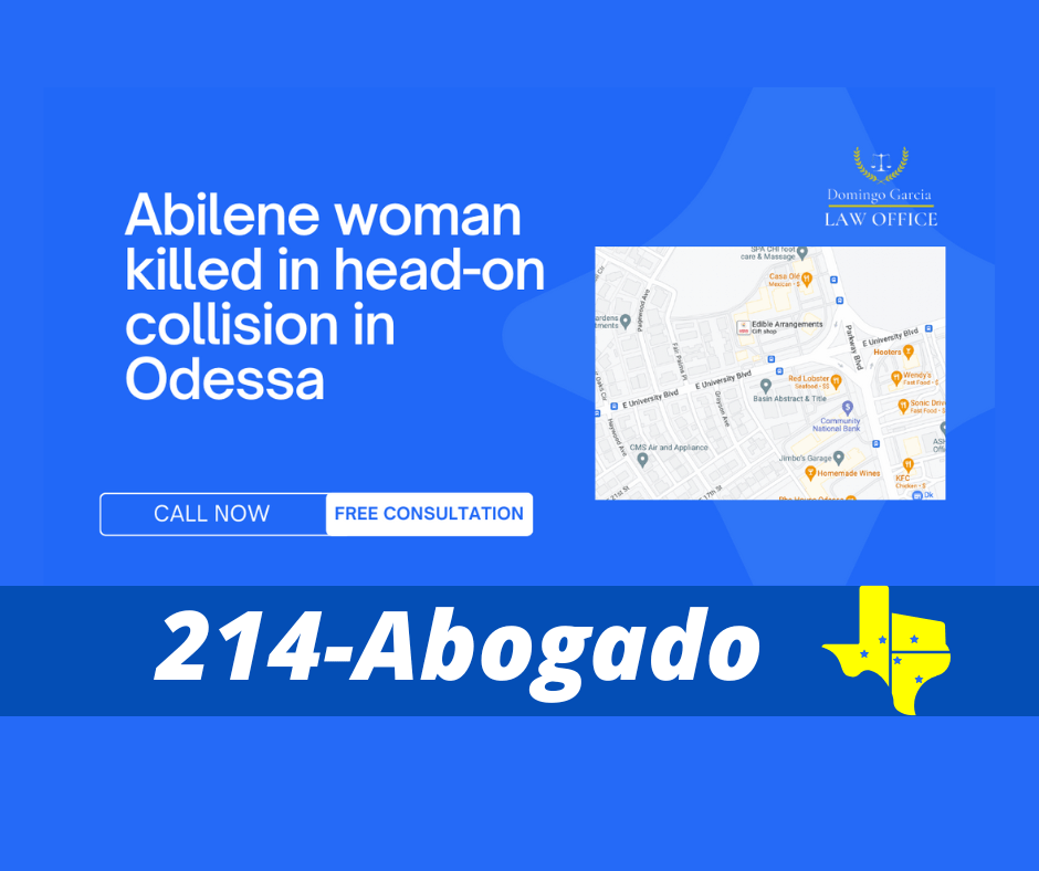 abilene woman killed head on collision in odessa tx