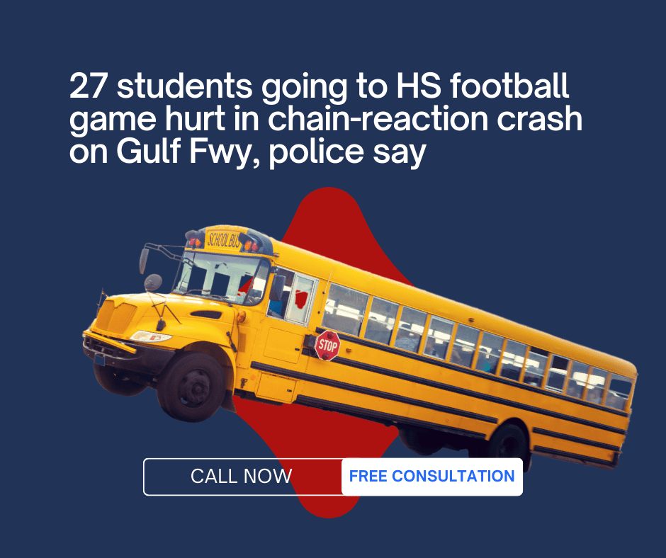 Galveston school bus crash back injuries