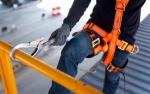 Failure to train on fall protection equipment