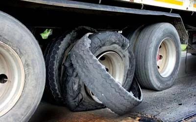 Accidente de camión de 18 ruedas